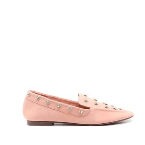 SHUTZ Lili Studded Suede Loafer